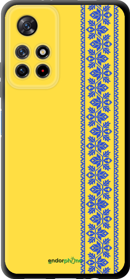 TPU чехол Вишиванка 4 для Xiaomi Redmi Note 11T 5G - 569b-3850 изображение 