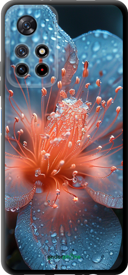 TPU чехол Роса на квітці для Xiaomi Redmi Note 11 5G - 6039b-3849 изображение 