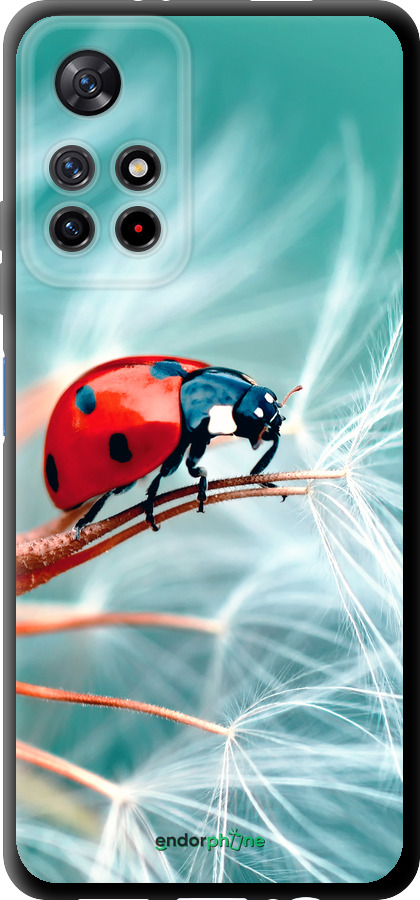 TPU чехол Божья коровка для Xiaomi Redmi Note 11T 5G - 6049b-3850 изображение 