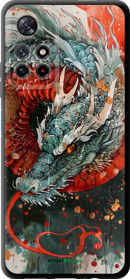 TPU чехол Стихия огня для Xiaomi Redmi Note 11S 5G - 6101b-2890 изображение 