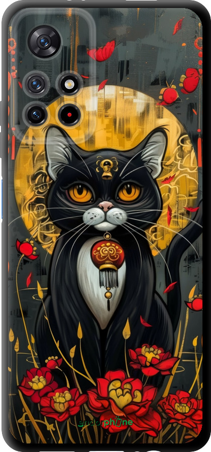 TPU чехол China Cat для Xiaomi Redmi Note 11 5G - 6134b-3849 изображение 