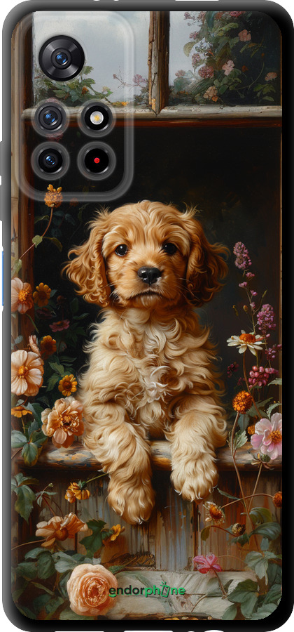 TPU чехол Щенок cocker spaniel для Xiaomi Redmi Note 11S 5G - 6136b-2890 изображение 