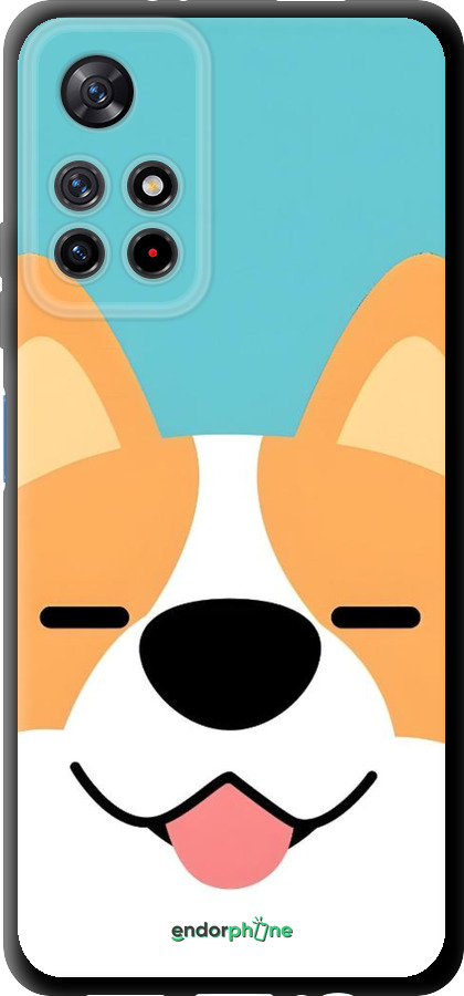 TPU чехол Корги для Xiaomi Redmi Note 11 5G - 6280b-3849 изображение 
