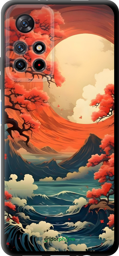 TPU чехол Природа японии для Xiaomi Redmi Note 11 5G - 6327b-3849 изображение 