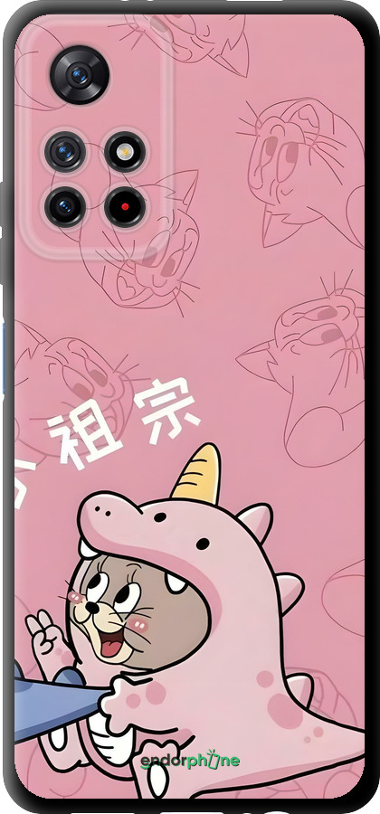 TPU чехол Том и джерри 2 для Xiaomi Redmi Note 11 5G - 6359b-3849 изображение 