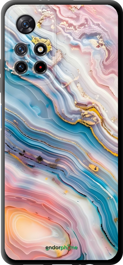 TPU чехол Мрамор красивый для Xiaomi Redmi Note 11 5G - 6376b-3849 изображение 