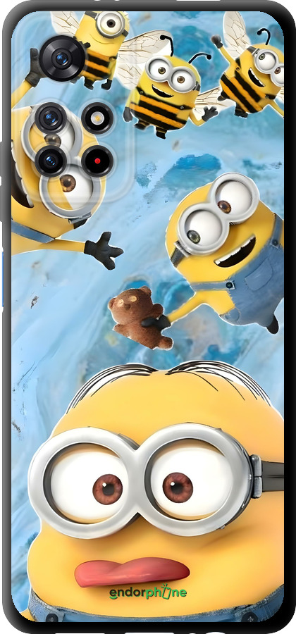 TPU чехол Миньоны для Xiaomi Redmi Note 11 5G - 6386b-3849 изображение 