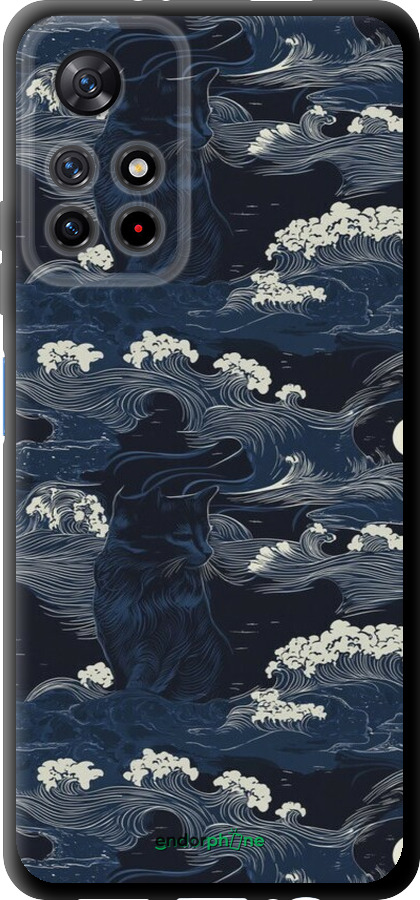 TPU чехол Морська тематика у стилі арт-деко для Xiaomi Redmi Note 11 5G - 6520b-3849 изображение 