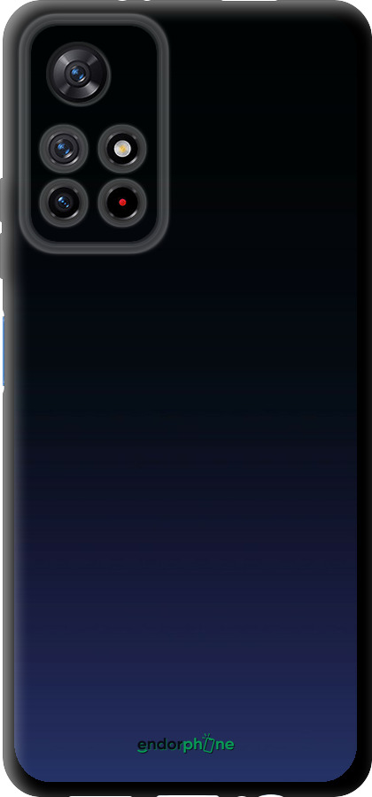 TPU чехол Градієнт у темно-синьому стилі для Xiaomi Redmi Note 11T 5G - 6542b-3850 изображение 