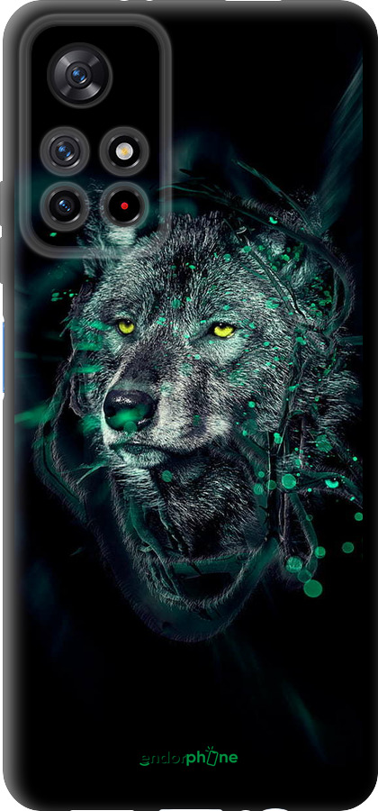TPU чехол Wolf для Xiaomi Redmi Note 11 5G - 6610b-3849 изображение 