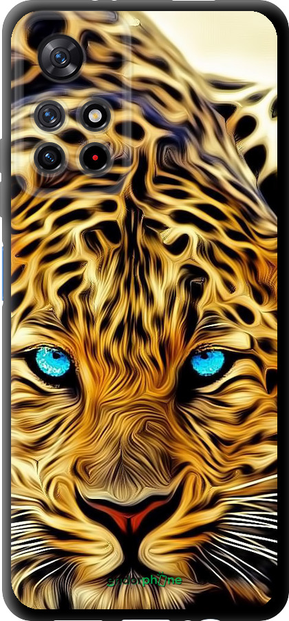 TPU чехол Леопард для Xiaomi Redmi Note 11S 5G - 6611b-2890 изображение 