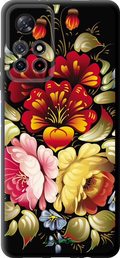 TPU чехол Хохлома 6 для Xiaomi Redmi Note 11T 5G - 829b-3850 изображение 