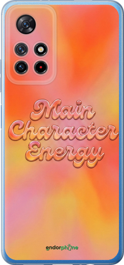 Силиконовый чехол Aura Gradient Main Character Energy Aesthetic Y2K для Xiaomi Redmi Note 11S 5G - 6783u-2890 изображение 