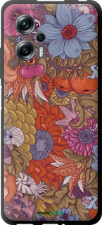 TPU чехол Абстрактні  квіти для Xiaomi Redmi Note 11T Pro+ - 6526b-3861 изображение 