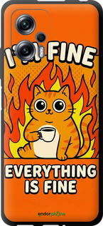 TPU чехол Funny Cat для Xiaomi Redmi Note 11T Pro+ - 6786b-3861 изображение 