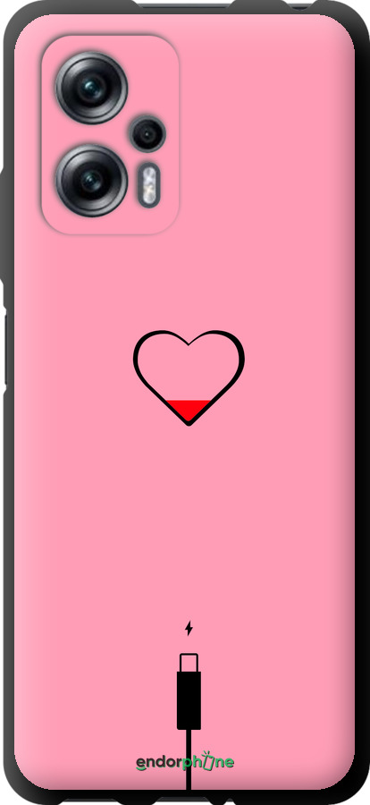 TPU чехол Підзарядка серця1 для Xiaomi Poco X4 GT 5G - 4275b-3862 изображение 