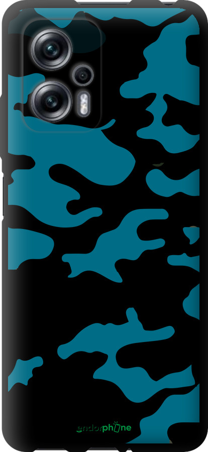 TPU чехол Камуфляж прозорий фон для Xiaomi Redmi Note 11T Pro+ - 4877b-3861 изображение 