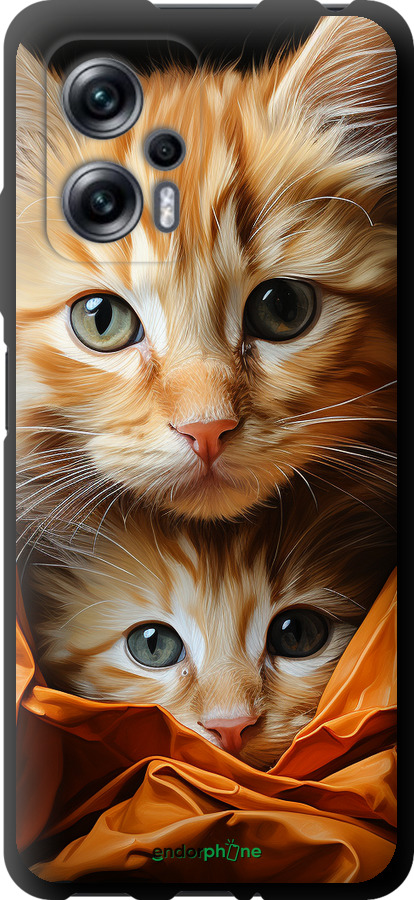 TPU чехол Котики 2 для Xiaomi Redmi Note 11T Pro - 5664b-2644 изображение 