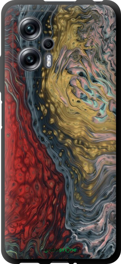 TPU чехол Із зображенням абстрактного живопису для Xiaomi Redmi Note 11T Pro+ - 6530b-3861 изображение 