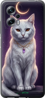 Силіконовий чехол Mystic White Cat Gothic Dark Purple Gold для Xiaomi Poco X4 GT 5G - 6805u-3862 изображение 