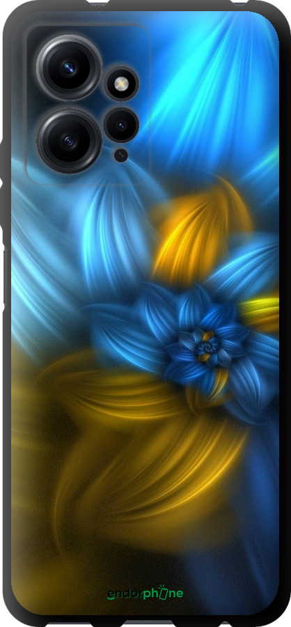 

TPU чорний чохол "Візерунок 46" для Xiaomi Redmi Note 12 4G, Синій