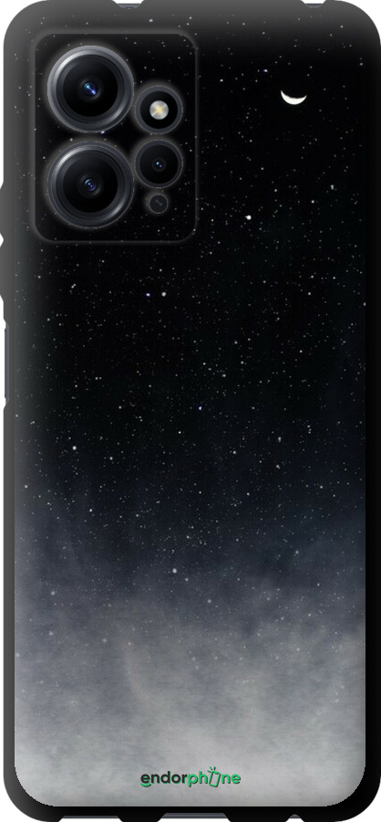 TPU чехол Сині хмари, Синій місяць для Xiaomi Redmi Note 12 4G - 6396b-3021 изображение 