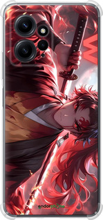 Силикон с усиленными углами чехол Аниме воин для Xiaomi Redmi Note 12 4G - 6281sp-3021 изображение 