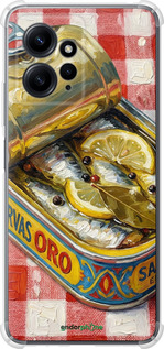 Силикон с усиленными углами чехол Vintage Sardine Tin Phone для Xiaomi Redmi Note 12 4G - 6772sp-3021 изображение 