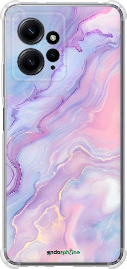 Силикон с усиленными углами чехол Нежный мрамор для Xiaomi Redmi Note 12 4G - 6310sp-3021 изображение 