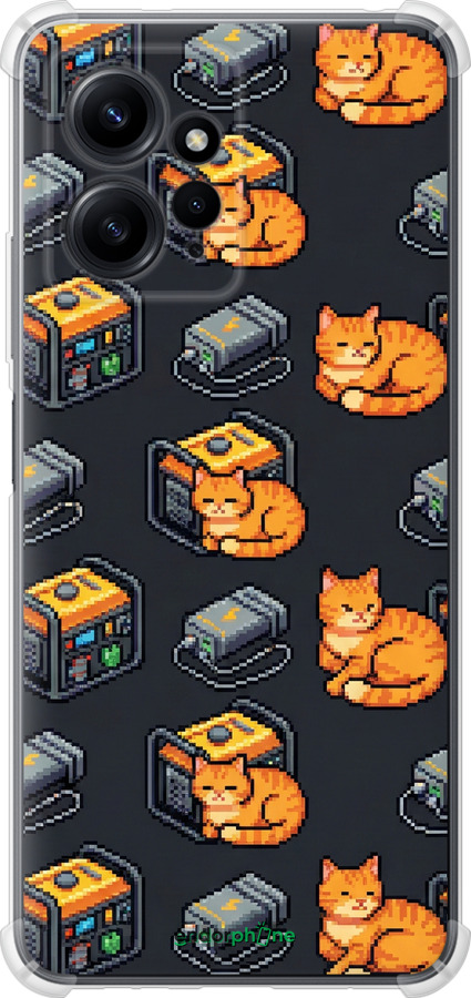 Силіконовий протиударний с посиленими кутами чехол Autonomous Zone для Xiaomi Redmi Note 12 4G - 6771sp-3021 изображение 