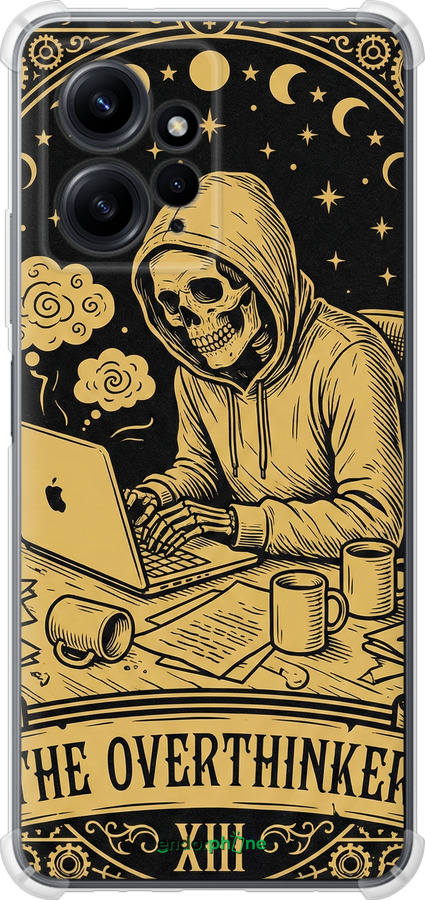 Силикон с усиленными углами чехол The Overthinker для Xiaomi Redmi Note 12 4G - 6774sp-3021 изображение 