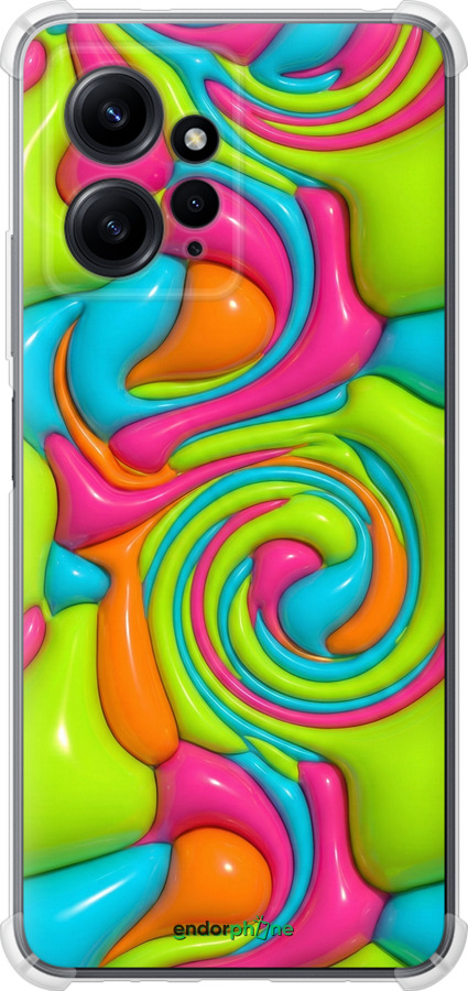Силикон с усиленными углами чехол Y2K Jelly Dream для Xiaomi Redmi Note 12 4G - 6780sp-3021 изображение 