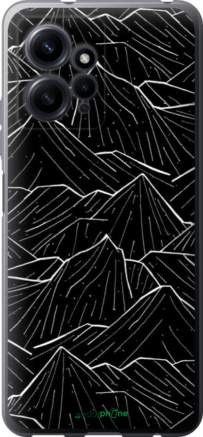 Силиконовый чехол С изображением Темных гор для Xiaomi Redmi Note 12 4G - 6489u-3021 изображение 