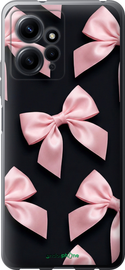 Силіконовий чехол Coquette Ribbons Dark Coquette для Xiaomi Redmi Note 12 4G - 6767u-3021 изображение 