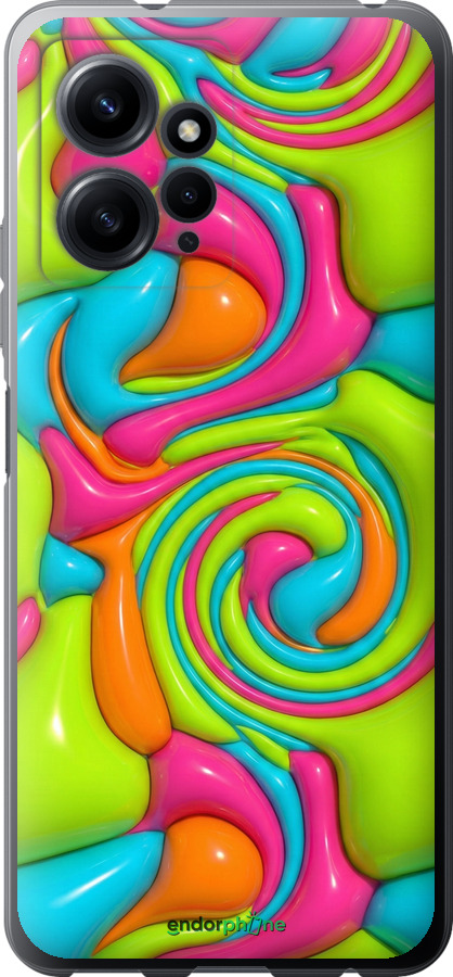 Силиконовый чехол Y2K Jelly Dream для Xiaomi Redmi Note 12 4G - 6780u-3021 изображение 