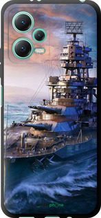TPU чехол Военный корабль, world of tanks, wargaming для Xiaomi Redmi Note 12 5G - 6461b-2934 изображение 