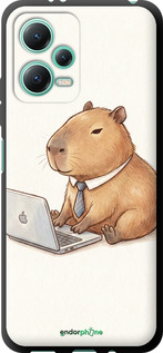 TPU чехол 'Funny Capybara CEO Working' для Xiaomi Poco X5 5G изображение 1