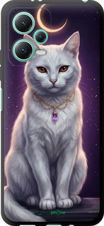 TPU чехол Mystic White Cat Gothic Dark Purple Gold для Xiaomi Poco X5 5G - 6805b-3016 изображение 