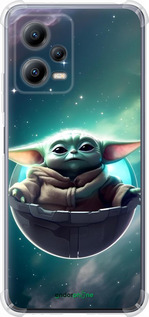 Силикон с усиленными углами чехол Малышь йода для Xiaomi Redmi Note 12 5G - 6294sp-2934 изображение 