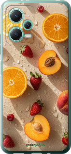 Силіконовий чехол Фрукти 3 для Xiaomi Redmi Note 12 5G - 6703u-2934 изображение 