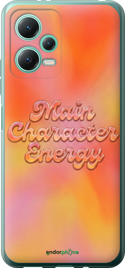 Силиконовый чехол Aura Gradient Main Character Energy Aesthetic Y2K для Xiaomi Poco X5 5G - 6783u-3016 изображение 