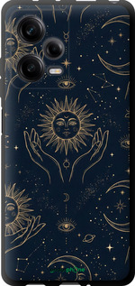 TPU чехол Celestial Harmony: Sun & Moon Gold Mystic Pattern для Xiaomi Redmi Note 12 Pro 5G - 6778b-2932 изображение 