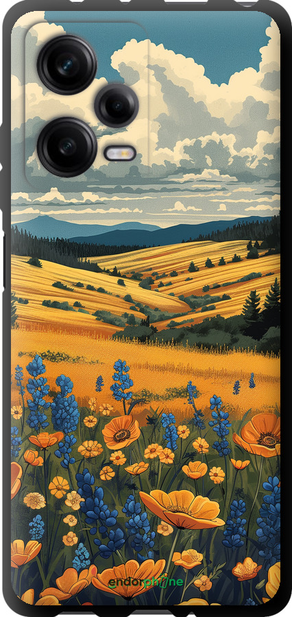 TPU чехол Украинское поле для Xiaomi Redmi Note 12 Pro 5G - 6082b-2932 изображение 