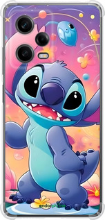 Силіконовий протиударний с посиленими кутами чехол Стич 2 для Xiaomi Redmi Note 12 Pro 5G - 6371sp-2932 изображение 