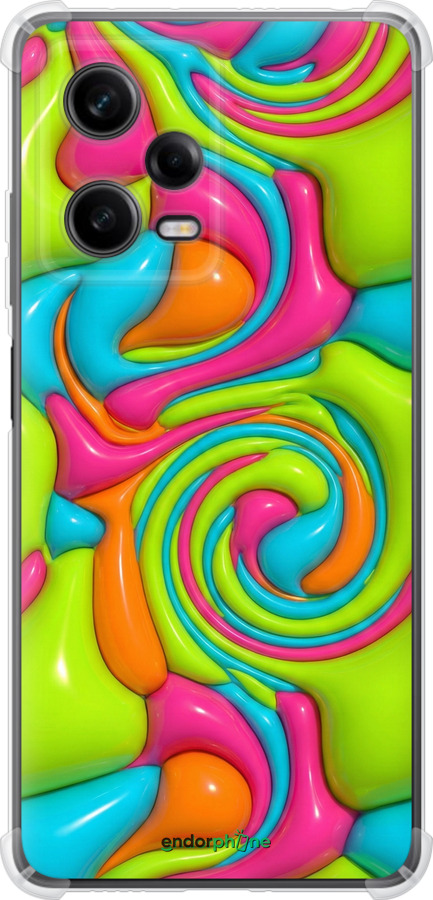 Силикон с усиленными углами чехол Y2K Jelly Dream для Xiaomi Redmi Note 12 Pro 5G - 6780sp-2932 изображение 