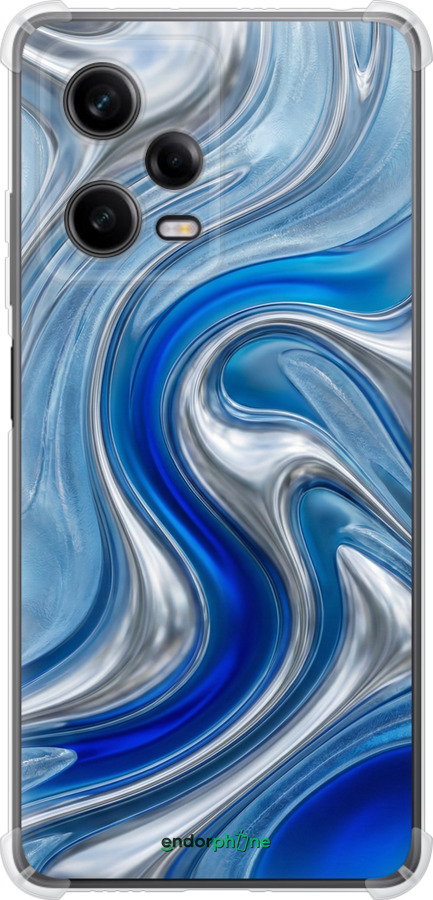 Силикон с усиленными углами чехол Liquid Chrome для Xiaomi Redmi Note 12 Pro 5G - 6781sp-2932 изображение 
