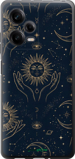 Силіконовий чехол Celestial Harmony: Sun & Moon Gold Mystic Pattern для Xiaomi Redmi Note 12 Pro 5G - 6778u-2932 изображение 