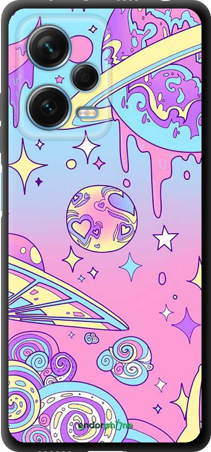 TPU чехол Розовая галактика для Xiaomi Redmi Note 12 Pro+ 5G - 4146b-3612 изображение 