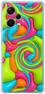 Силіконовий протиударний с посиленими кутами чехол Y2K Jelly Dream для Xiaomi Redmi Note 12 Pro+ 5G - 6780sp-3612 изображение 