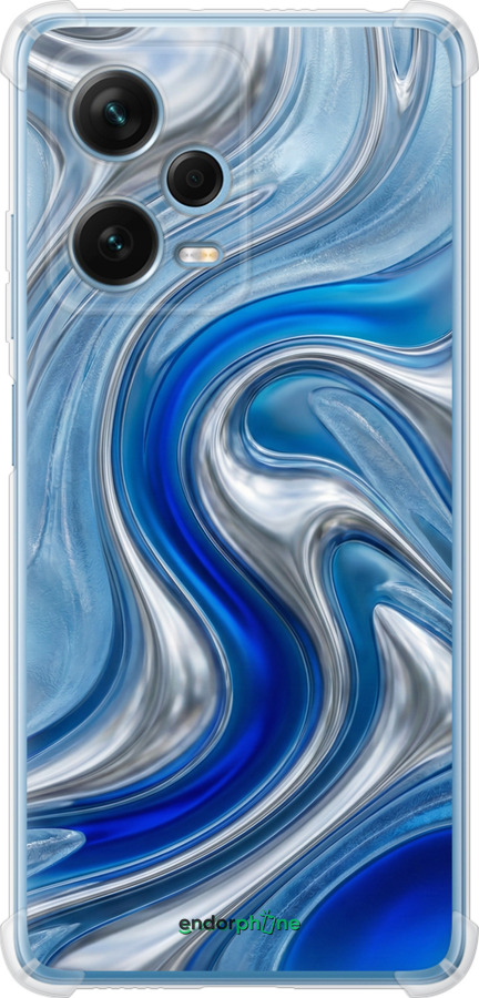 Силіконовий протиударний с посиленими кутами чехол Liquid Chrome для Xiaomi Redmi Note 12 Pro+ 5G - 6781sp-3612 изображение 